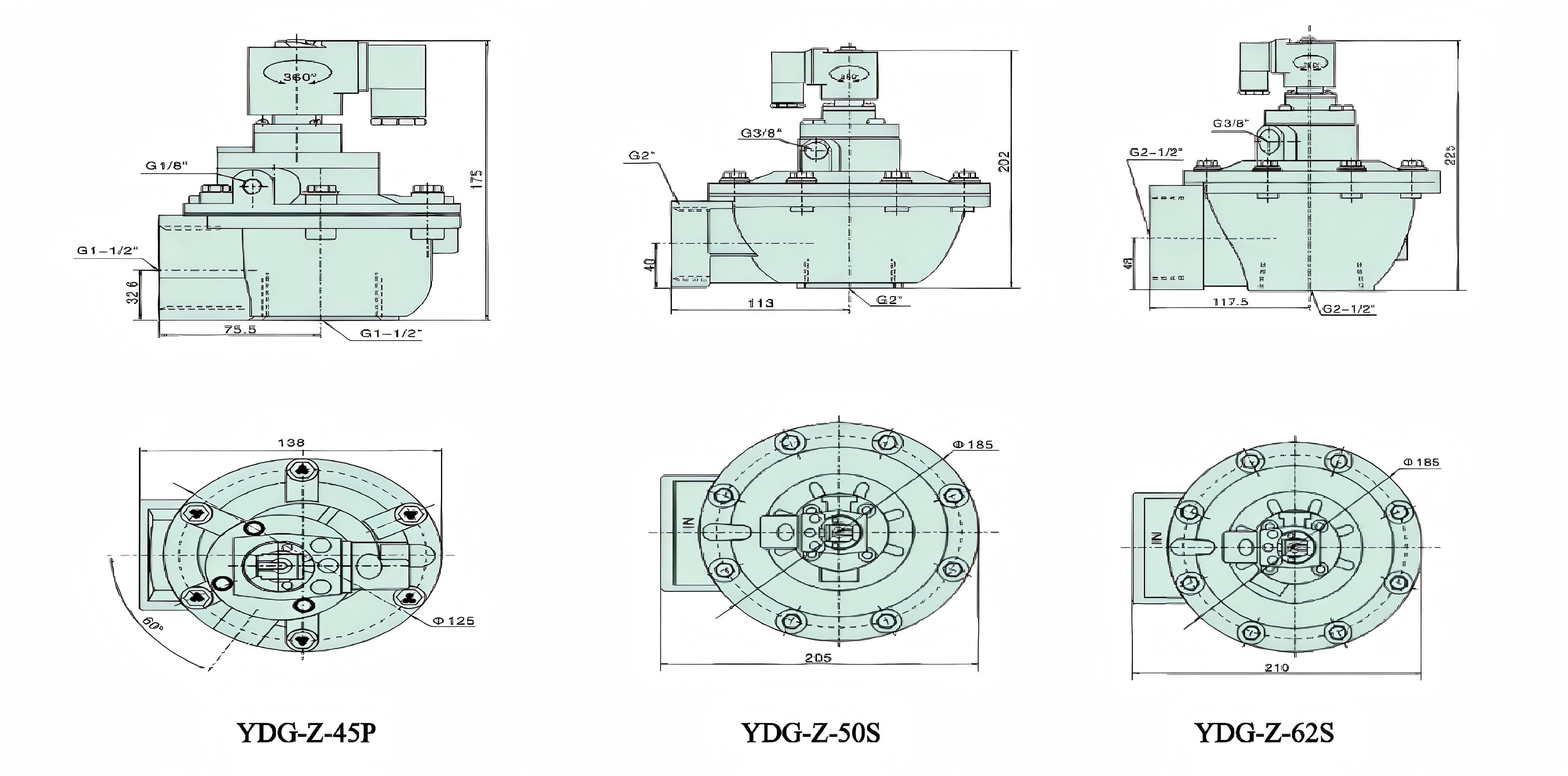 Pulse Valve YDG-Z Series STRUCTURE 2_