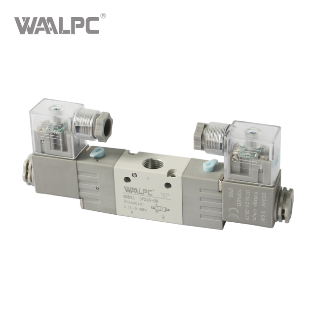 Compact 3V220 3-Way Universal Solenoid Valve 220V AC for Automation & Pneumatics