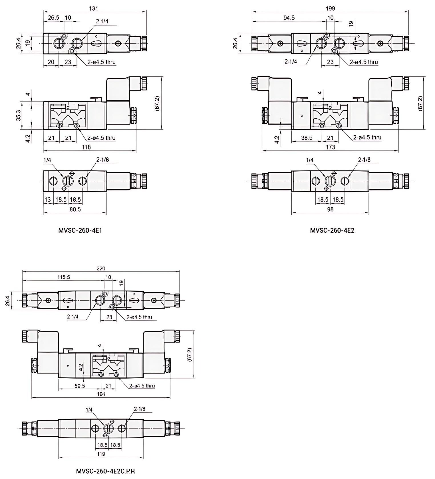 MVSC260 solenoid valve