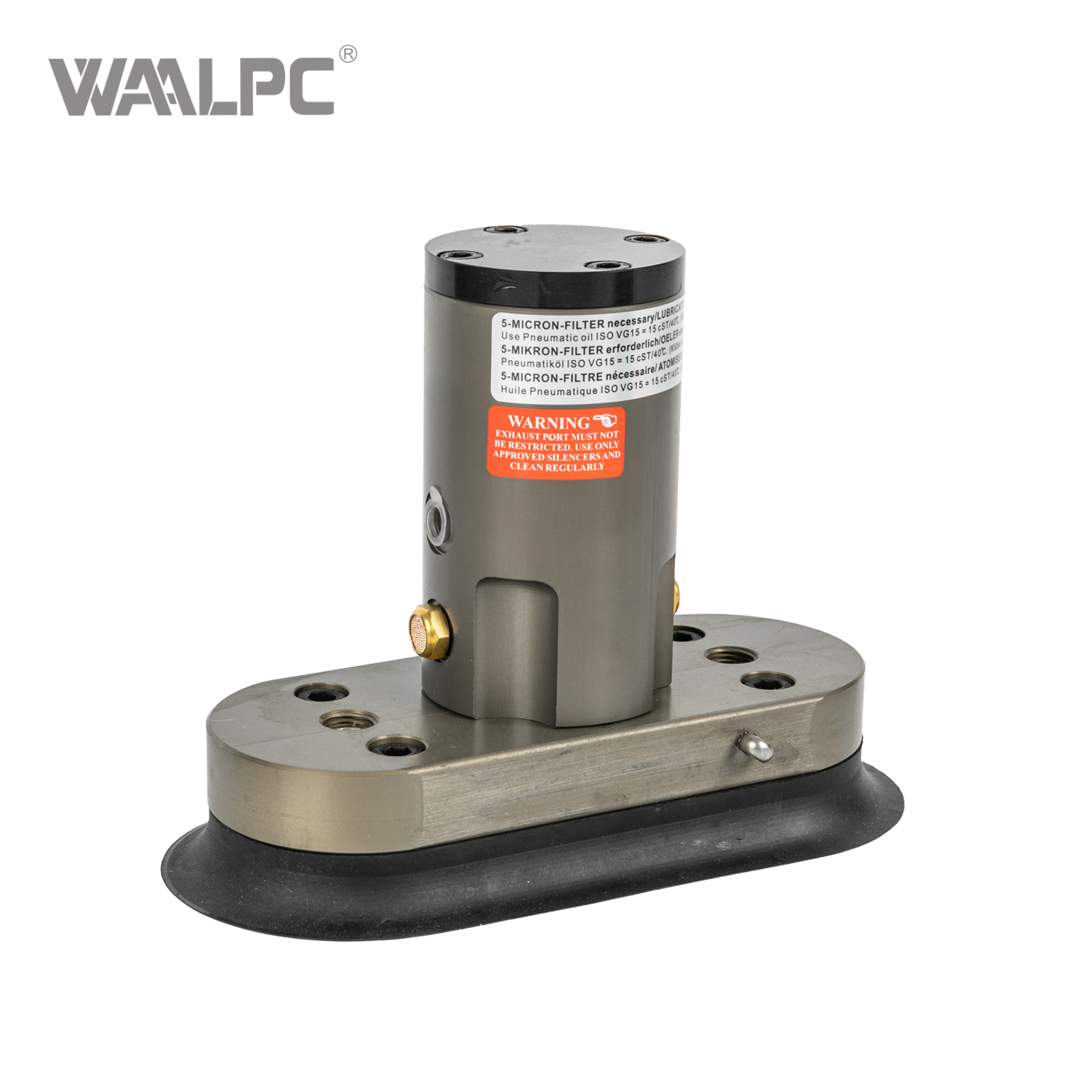 Piston Pneumatic Vibrator with Flange Plate Oscillator Aluminum Alloy Pneumatic Hammer