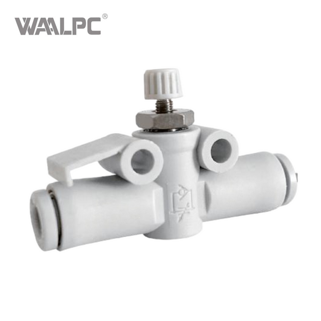 SMC Type Pipeline Speed Controller, M5 Standard Pneumatic One-touch Fitting Throttle Valve