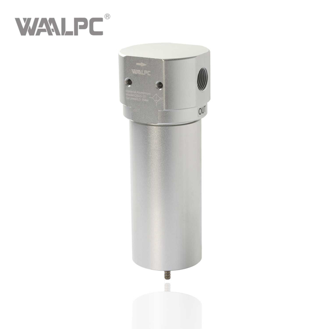 Filtro de ar de alta pressão 20μm 40μm Filtração 4,0 MPa MAX Pressão Série de aço inoxidável Body Série QSLH equivalente para automação industrial