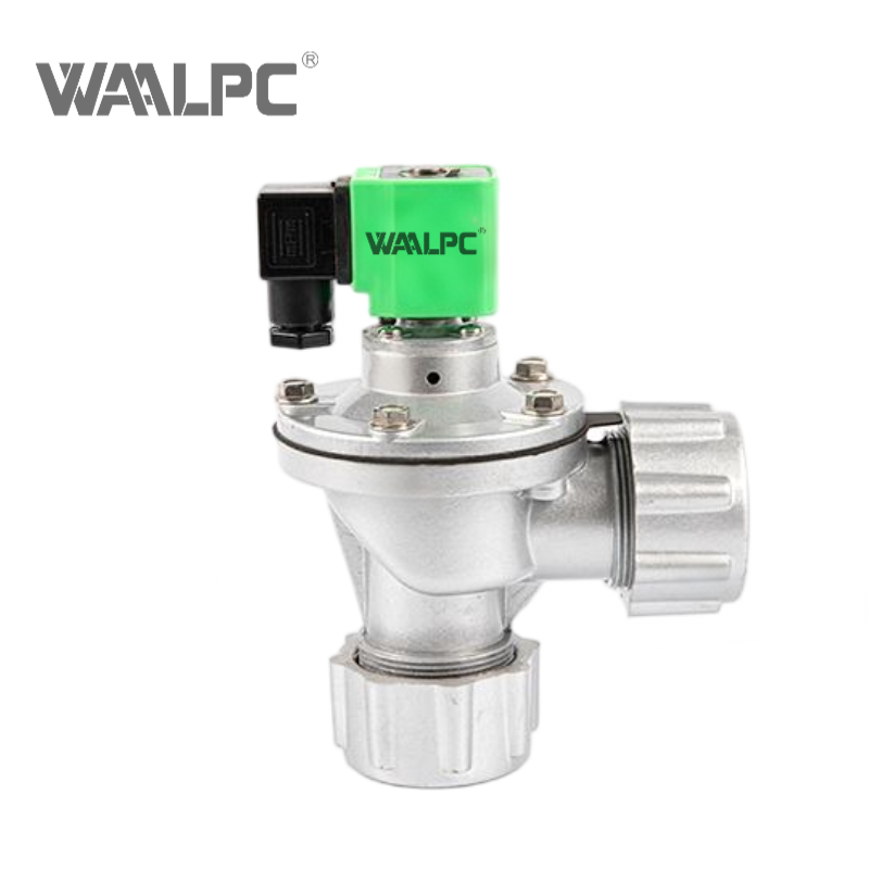 Heavy Duty Right-Angle Mounting Electromagnetic Pulse Diaphragm Valve with IP65 Protection - High Flow Rate for Cement Plant Dust Removal & Pneumatic Conveying