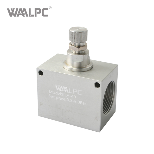 One-way Throttle Valve Pneumatic Air Flow Speed Control Valve KLA Series
