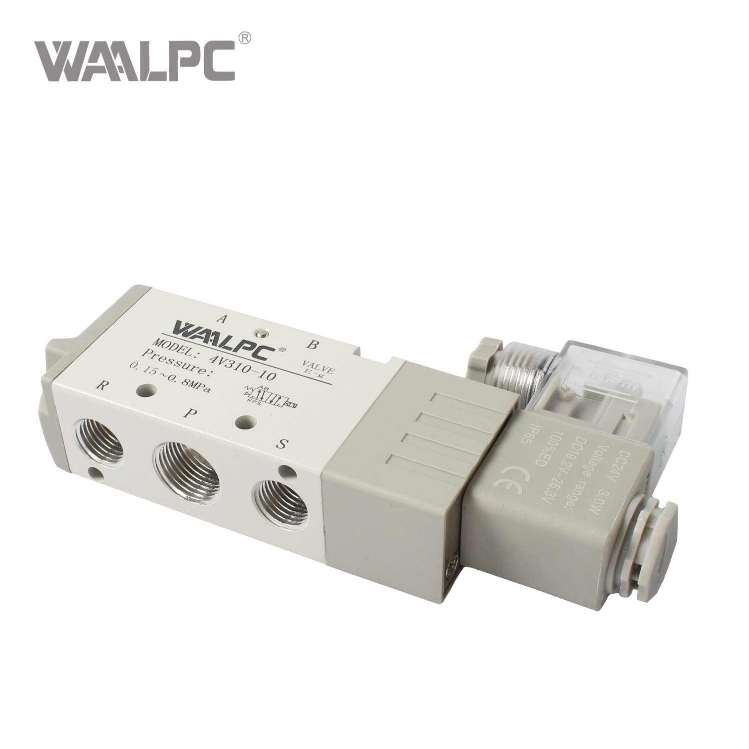 Válvula solenoide neumática de 4V310 de alto rendimiento con puerto PT3/8 para automatización de servicio pesado
