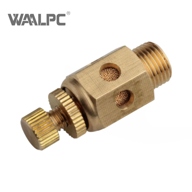 Brass Pneumatic Air Silencer 1MPa PT 1/4'' 1/2'' 3/4'' 1'' Exhaust Muffler 