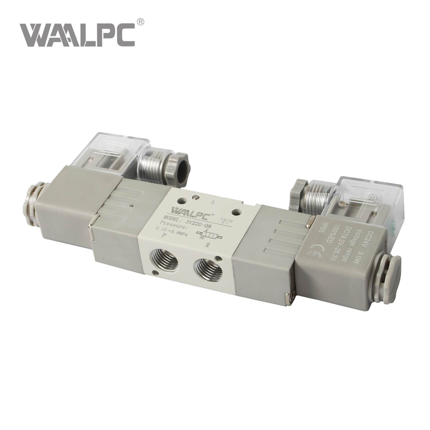 Compact 3V220 3-Way Universal Solenoid Valve 220V AC for Automation & Pneumatics