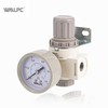 1/8 '' 1/4 '' 3/8 '' 1/2 '' Regolatore di pressione del regolatore dell'aria compressa Riduzione della valvola AR BR2000 per sistemi di controllo pneumatico