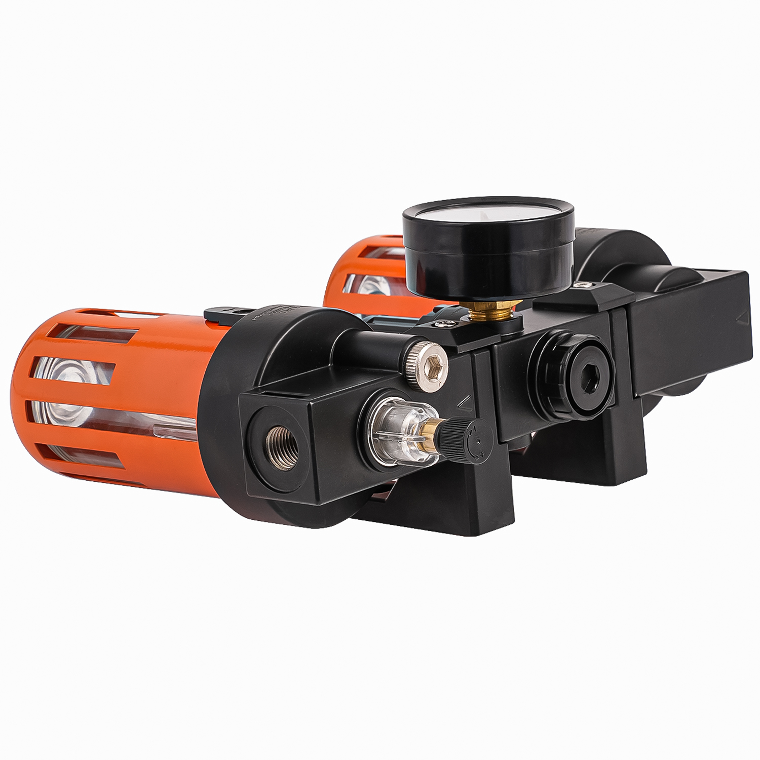 BC2000 5μm 25μm 40μm BC Series Airtac Type 1/2'' 1/4'' Air Filter Air Source Treatment Filter Regulator Lubricator F. R. L Combination