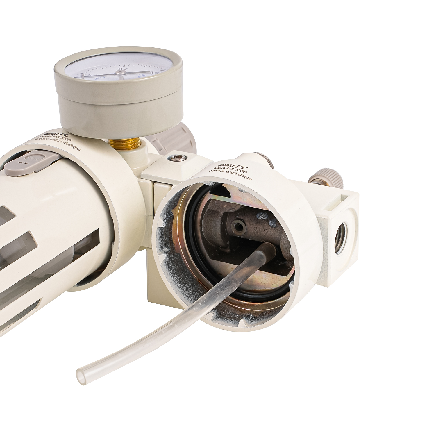 BFC2000 China OEM 5μm 25um 40μm B Series Airtac Type 1/2'' 1/4'' 8.5bar Regulator Lubricator Air Filter