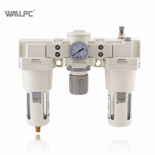 AC5000 White SMC1 '' 3/4 '' SMC Tipo SMC Pneumatico Regolatore del filtro dell'aria compressa Lubrificatore Valvola Garvola FRL Pressione Riduzione delle apparecchiature del settore automobilistico