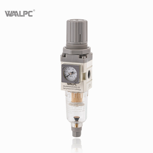 NAW2000 white SMC1/8'' 1/4'' in NPT/PT Pneumatic Compressed Air Filter Regulator with built in Gauge Pressure Reducing Valve Auto Drain Compressor