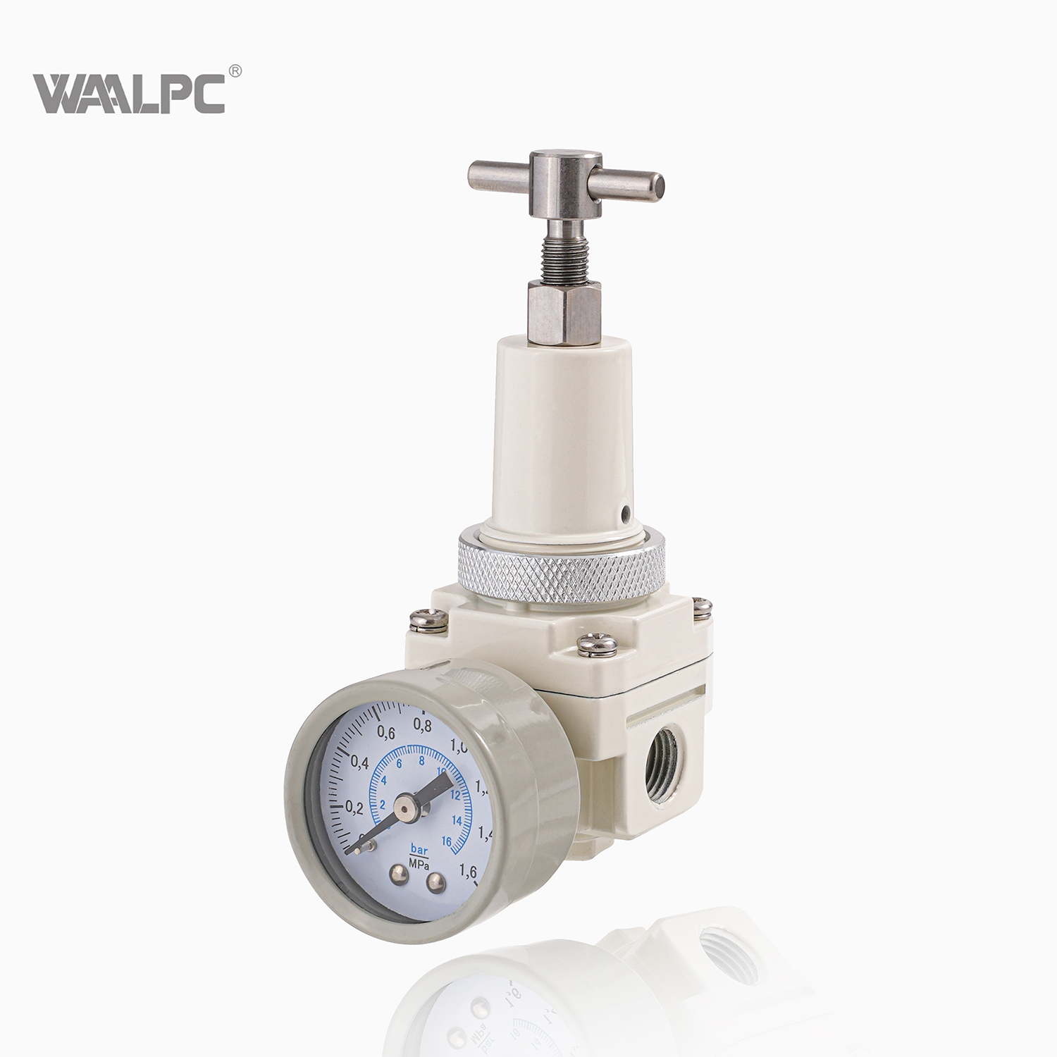 AR2000-02DW 16 bar 1/4 3/8 1/2 3/4 AURCE TREATRETY PNEUMATYCZNY Aluminium Aluminium Regulator ciśnienia powietrza