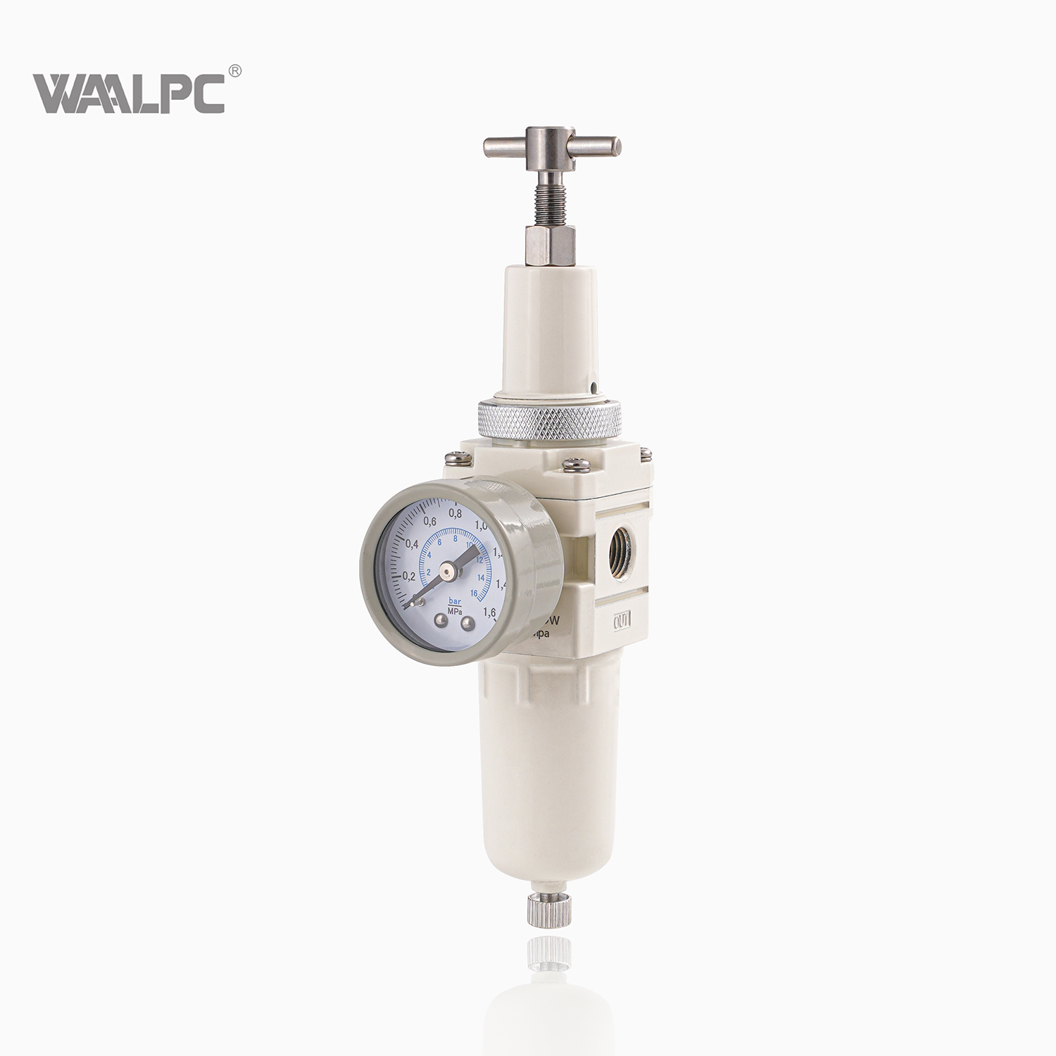 AR2000-02DW 16 bar 1/4 3/8 1/2 3/4 AURCE TREATRETY PNEUMATYCZNY Aluminium Aluminium Regulator ciśnienia powietrza