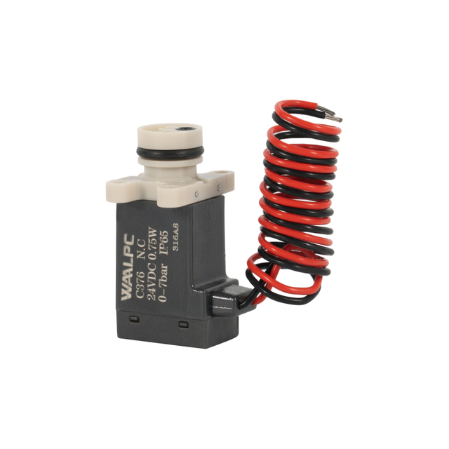 376-4sp 2/2 voies Toyota 10 mm (NC) 1W Mini Solénoïde 180 ° Degré pour la machine à concentrateur d'oxygène DC6V / 12V / 24V 240V 110V