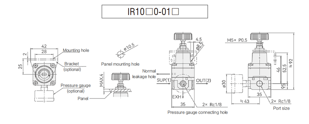 Pneumatic precision air pressure valve