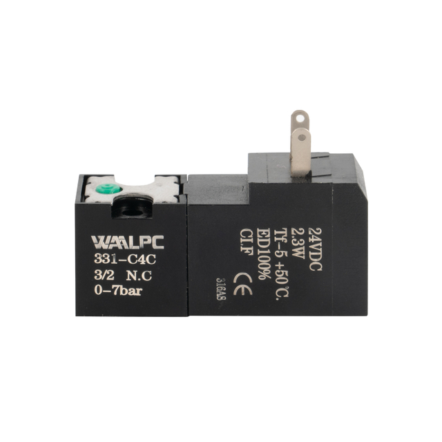 331-C4C 15 mm pneumatische 6 V/12 V/24V 3/2 NC Pilotmagnetventile für Sockenstrickmaschine