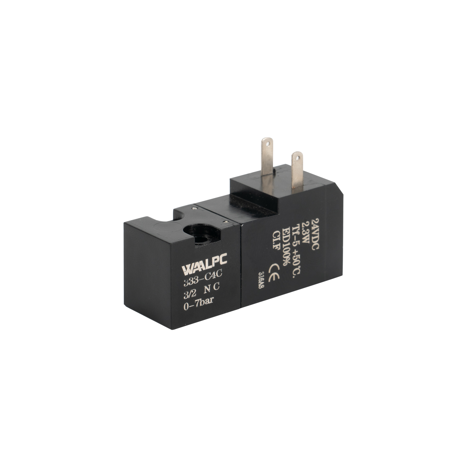 333-C4ZP 15mm Pneumatic 6V/12V/24V 3/2 NC Pilot Solenoid Valves for medical industry respirators