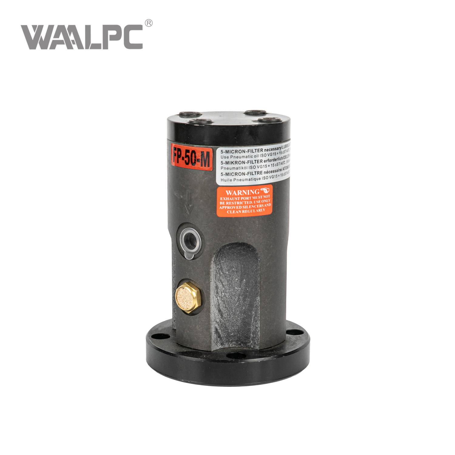 Piston Pneumatic Vibrator with Flange Plate Oscillator Aluminum Alloy Pneumatic Hammer