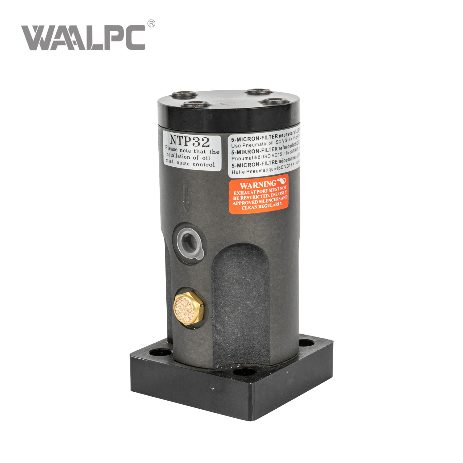 Piston Reciprocating Pneumatic Vibrator Hammer NTP Series Linear Vibration Industrial Bulkhead Vibrator