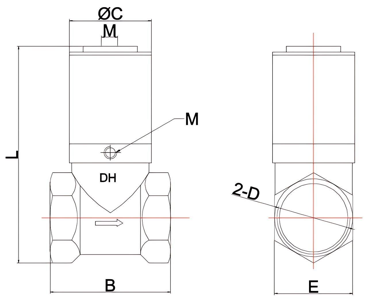 Q22HD Fluid Air Control Valve structure