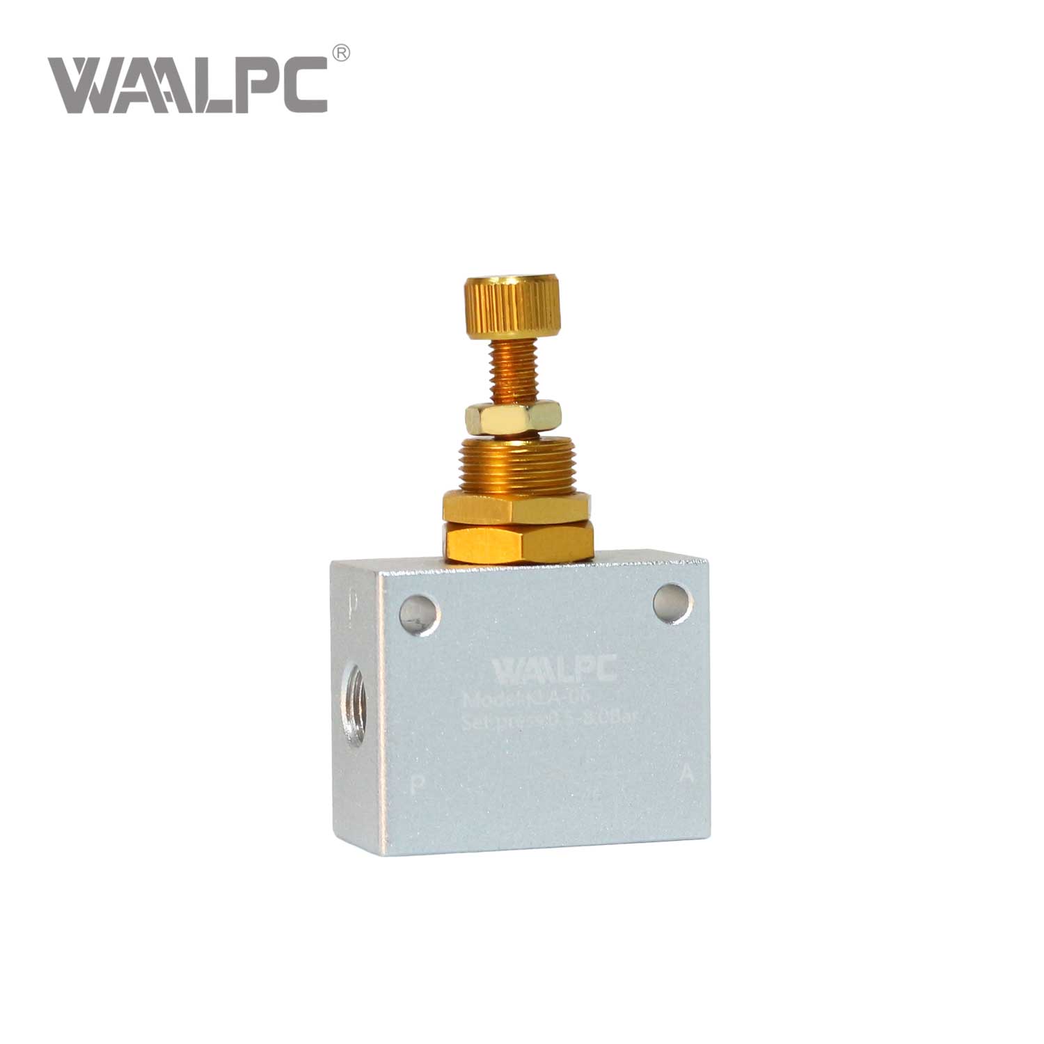 Silver Tone KLA-15 One-Way Restrictive Air Flow Control Valve
