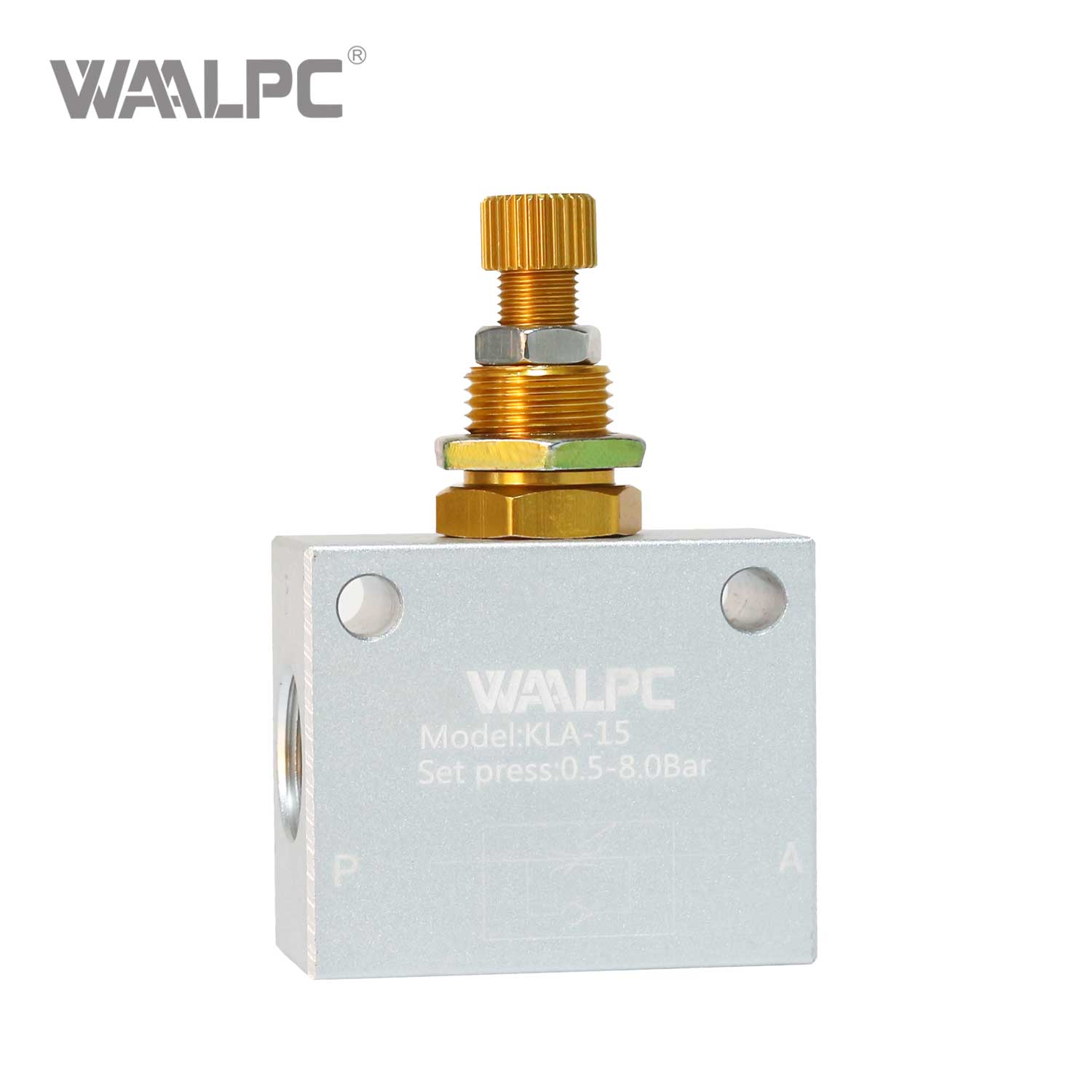 One-Way Restrictive Air Flow Control Valve KLA-10 Adjustable Speed Regulation with Durable Design