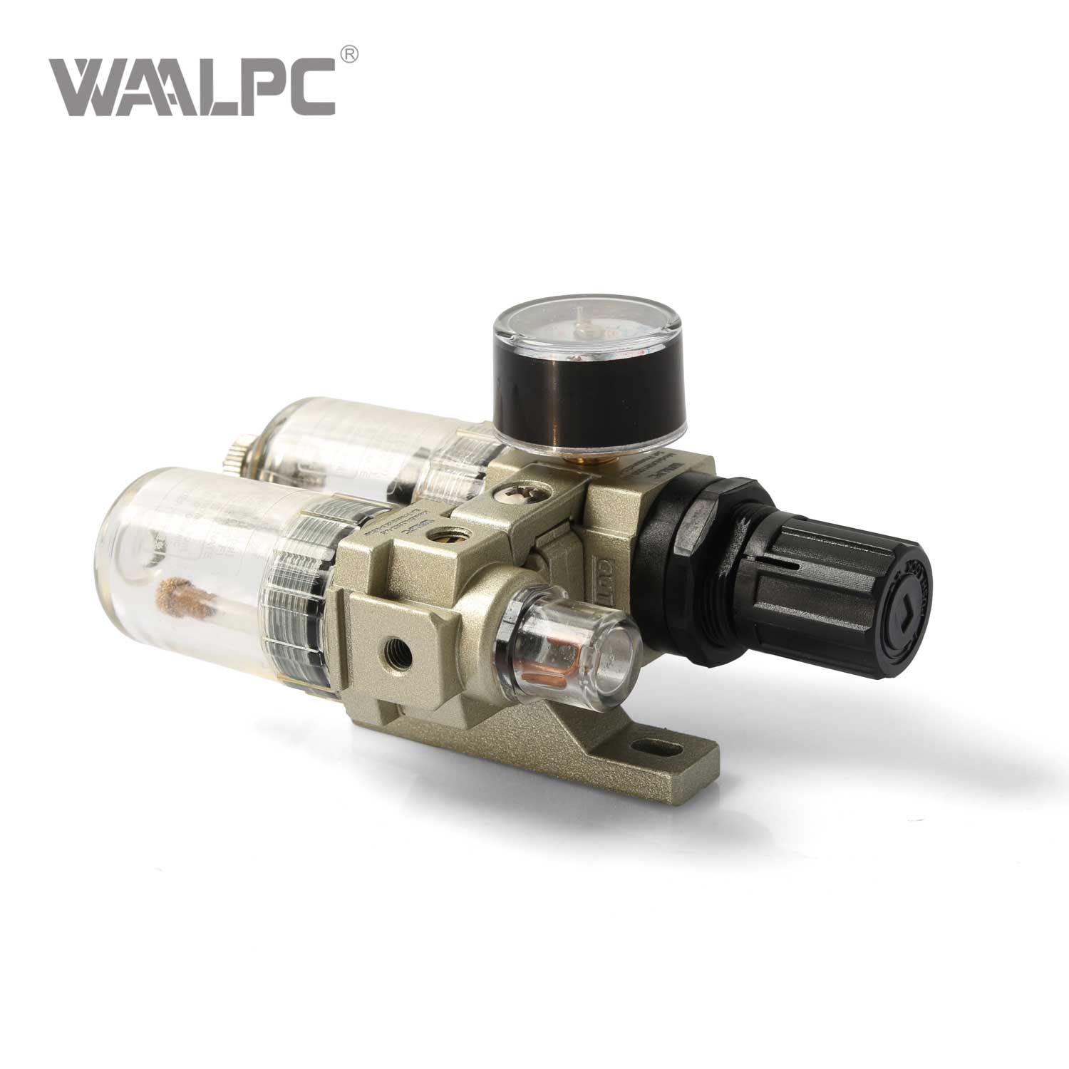 SMC AC1010-M5 Modular FRL Unit - M5 Thread, 5μm Filtration, 0.05–0.85 MPa Pressure Regulator & Lubricator