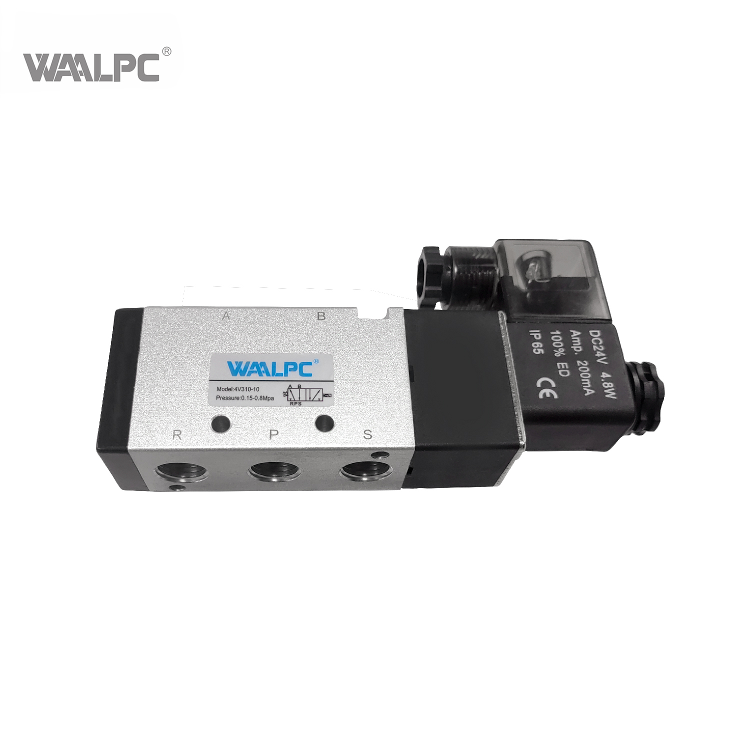 High Performance 4V300 Series 5/2 Way Pneumatic Solenoid Valve with PT3/8 Port for Heavy Duty Automation