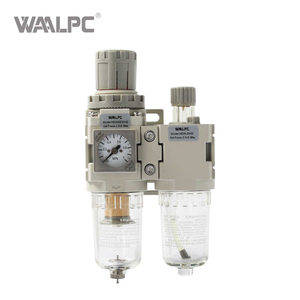 Compact filter-regulator combo HDAC Serie G1/4 '' 0,05 ~ 0,85MPa 2-in-1 Space-Saving 5um 25um Luchtbereiding voor strakke installaties