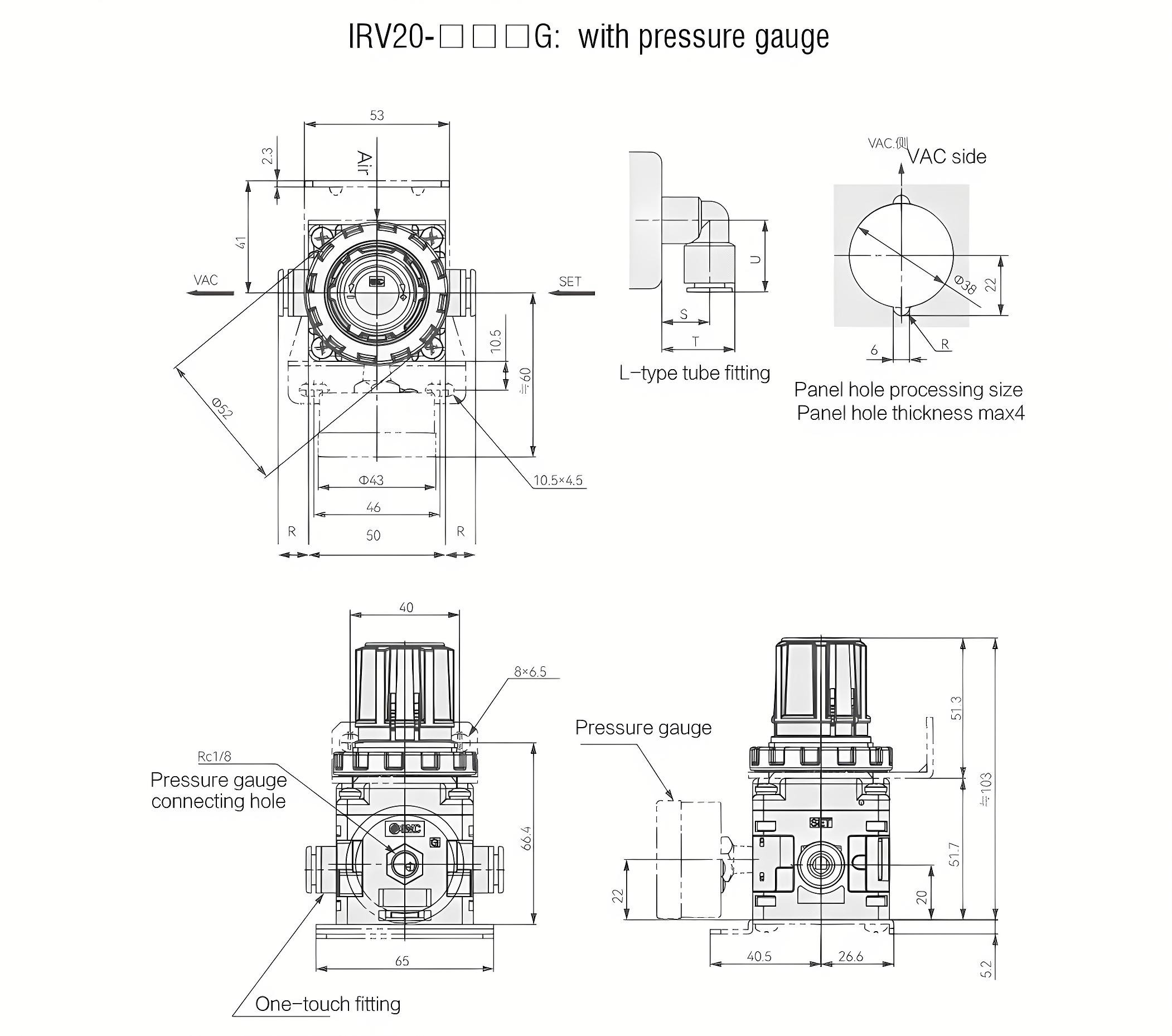 Vacuum regulator