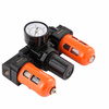 AC2000 Orange SMC1/8'' 1/4'' SMC Type Pneumatic Compressed Air Filter Regulator Lubricator Valve Gauge Frl Pressure Reducing Valve Compressor