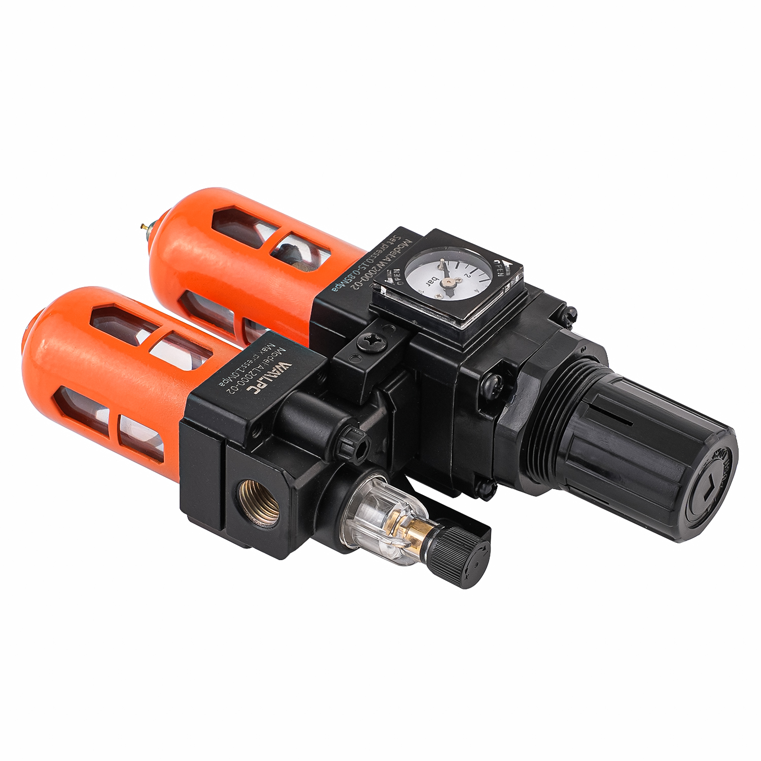 SMC Multi-Function Frl Air Pressure Reducing Valve Trap Filter Regulatorlubricator for Automation NAC2010 Orange SMC1/8'' 1/4'' 