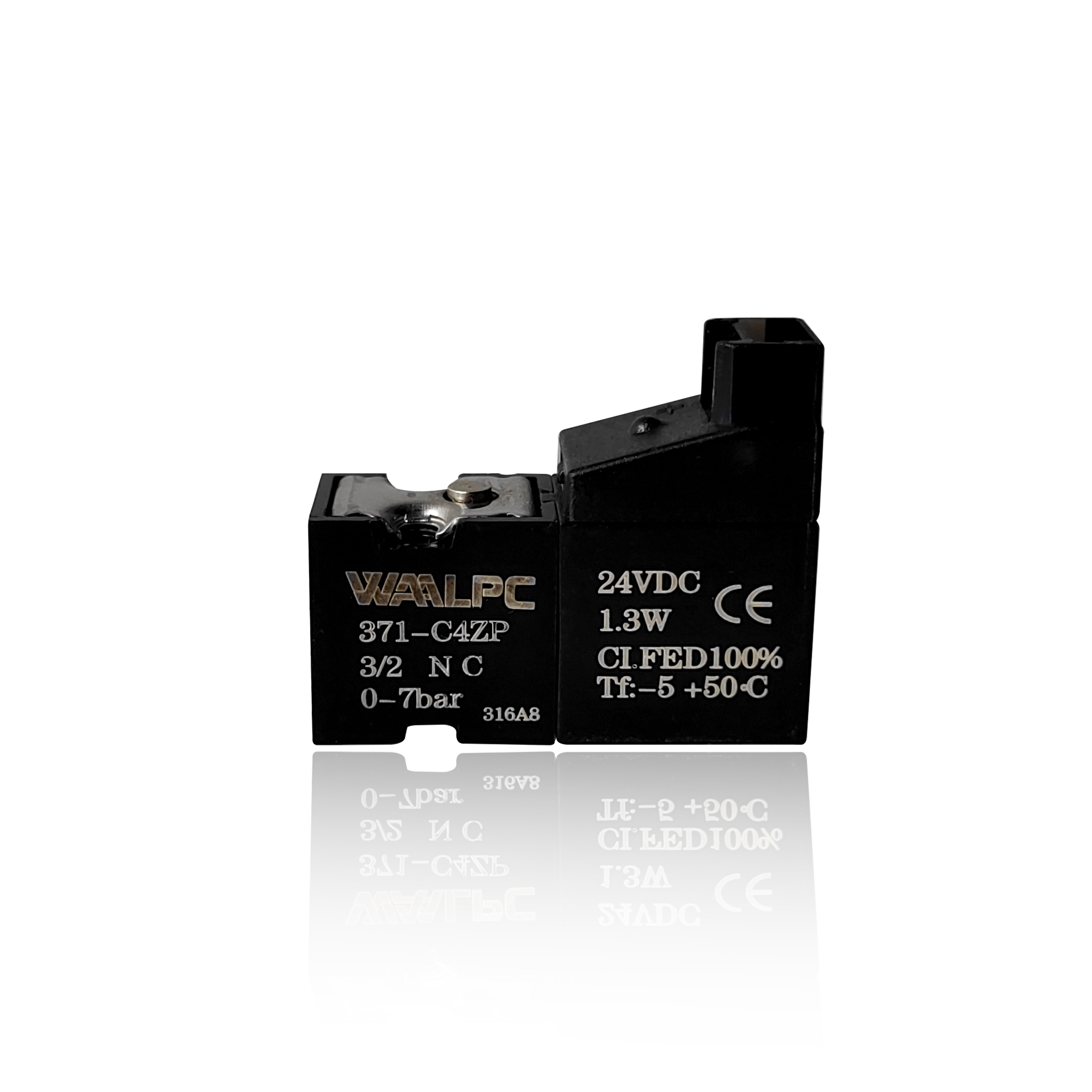 371-C4ZP Sangiacomo Type 10mm normally closed (NC) Mini Solenoid Valve for respirators, oxygen generators DC6V/12V/24V