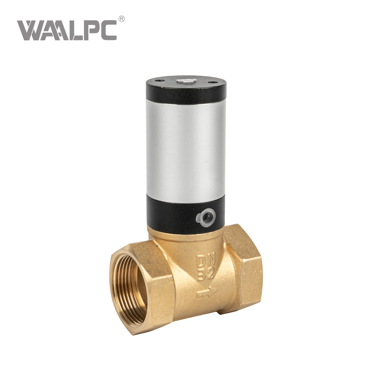 Fluid Air Control Valve Pneumatic Brass Body Valve Normally Closed 5/2 Way
