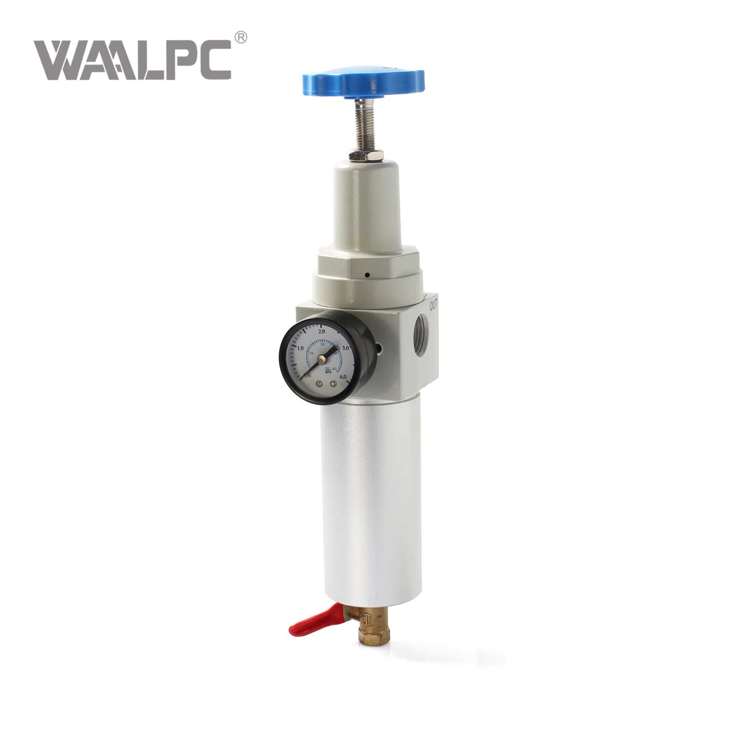 Filter Regulator 20μm 40μm Filtration 0.15–3.5 MPa Pressure Regulation G1/4-G1 Port QFRH Series CE Certified for Industrial Pneumatic Systems