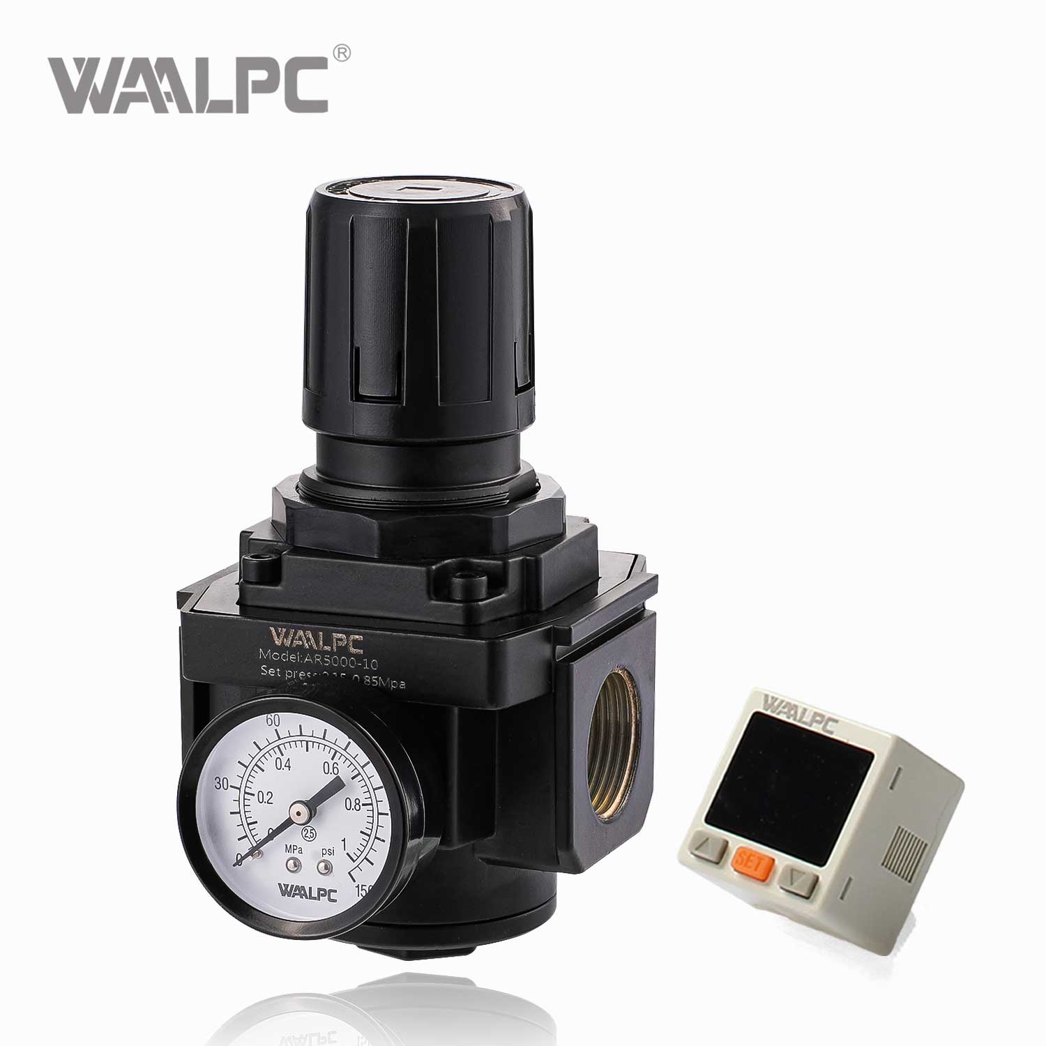 SMC Black-Orange Filter Regulator Lubricator (FRL Unit) AC5010-10 G1'' 0.05-0.85MPa for Pneumatic Air Treatment Systems