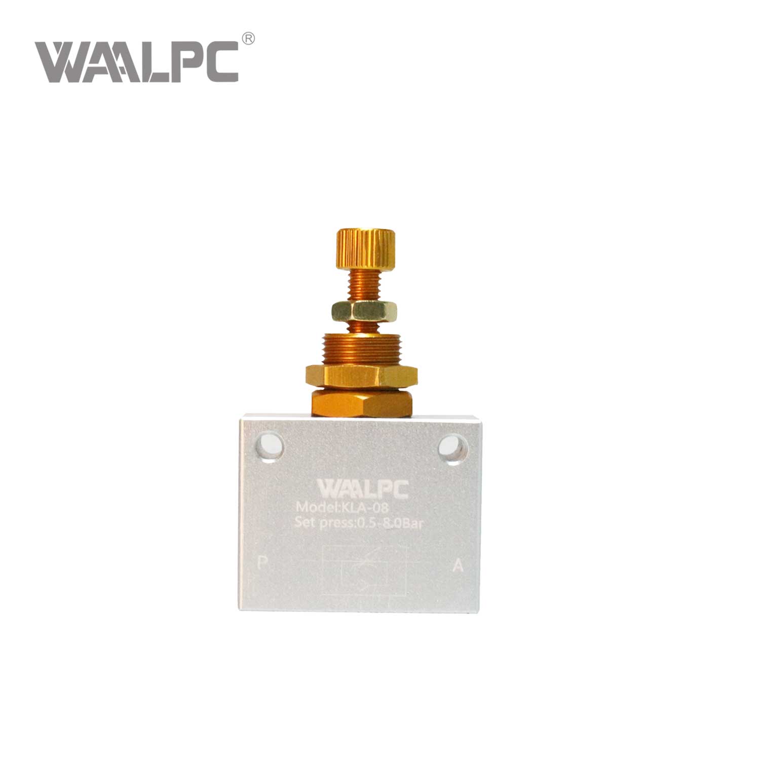 One Way Restrictive Air Flow Control Valve KLA Series Adjustable Speed Control Solution