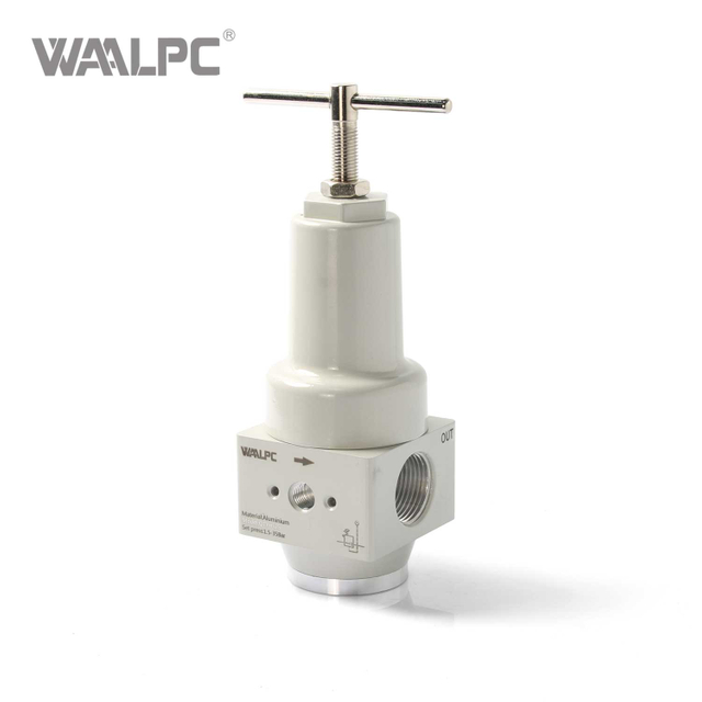 Regulador de alta pressão com válvula industrial do medidor de pressão com resposta rápida e série de alumínio de baixa pressão de queda de pressão