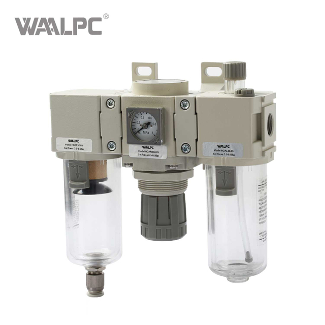 High-Precision FRL Unit HDAC Series| 5μm 25μm 40μm Filtration ±1% Pressure Stability And Oil Mist Lubrication 0.05~0.85MPa