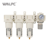 Powerful Filtration Pneumatic Air Preparation AFFFR Unit - 4-in-1 Air Filter Regulator Combo with Pressure Gauge for Compressed Air Systems Automation Machinery
