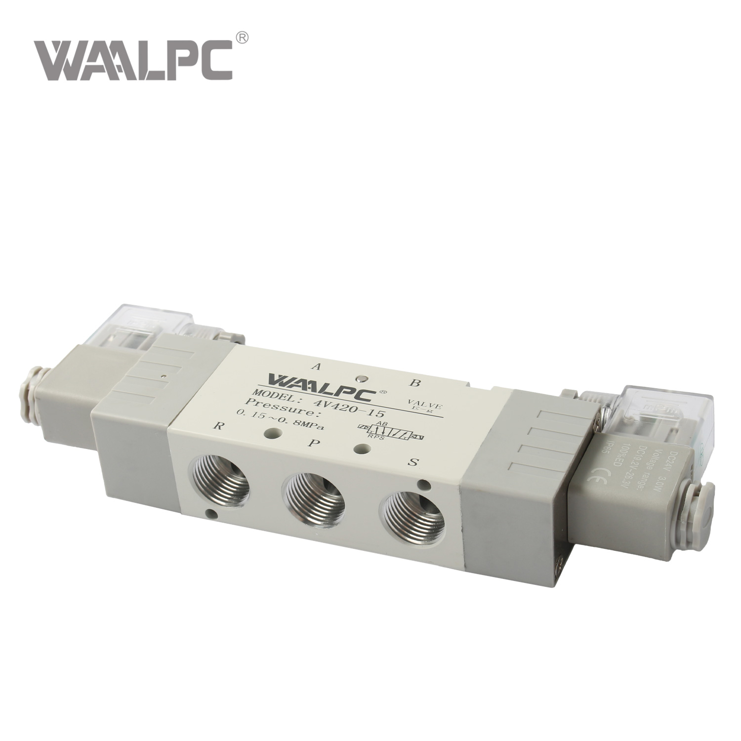 High Performance 4V420 5/2 Way Pneumatic Solenoid Valve with PT1/2'' Port for Large Scale Automation