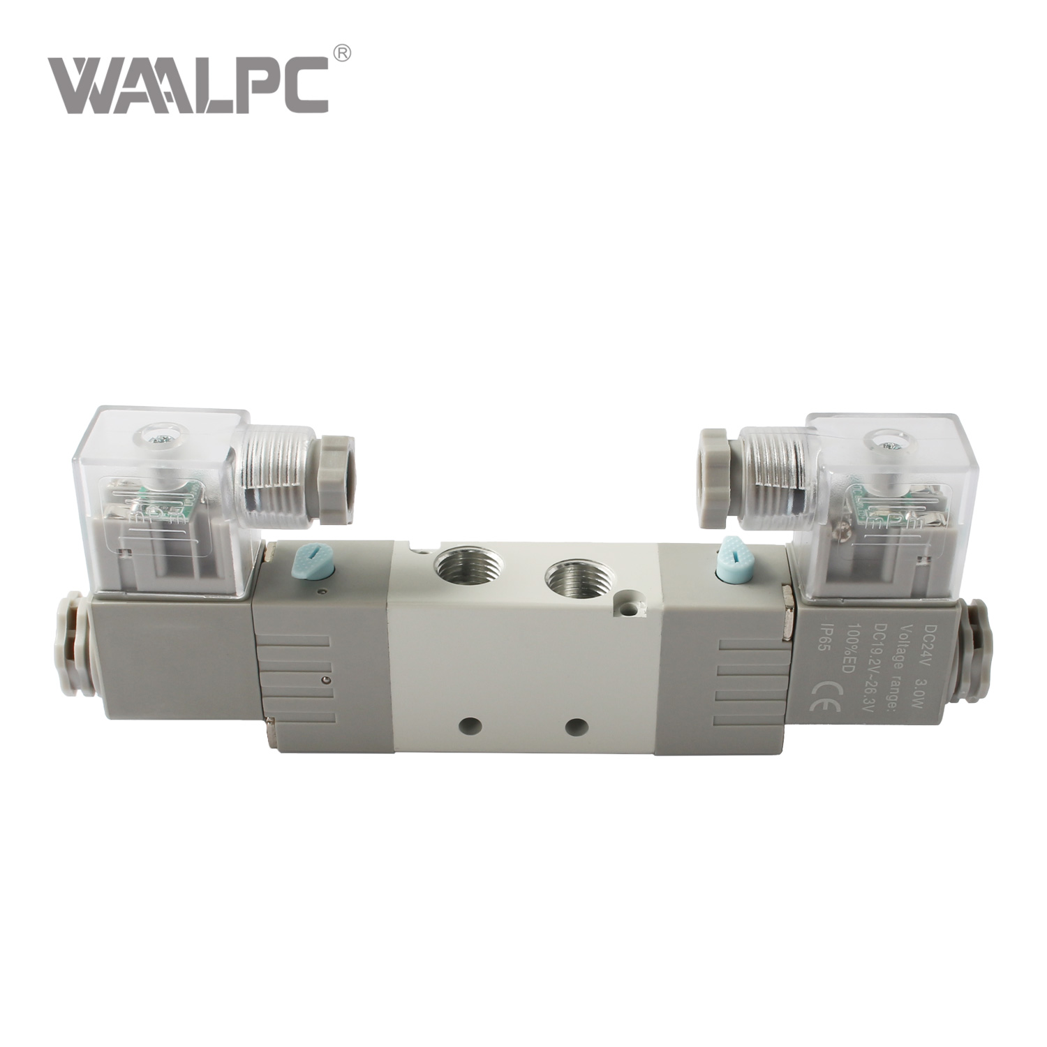 Industrial 5/2 Directional Control Solenoid Valve 4V220 Single Solenoid Monostable AC220V AC110V DC24V DC12V