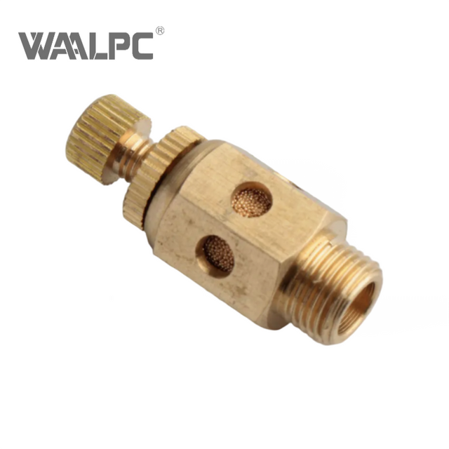 Brass Pneumatic Air Silencer 1MPa PT 1/4'' 1/2'' 3/4'' 1'' Exhaust Muffler 