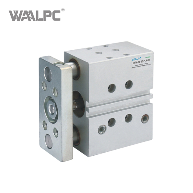 Guided Rod Precision Pneumatic Cylinder with Slide Guide Structure And Double Acting Operation DFM Series for Automation Equipment