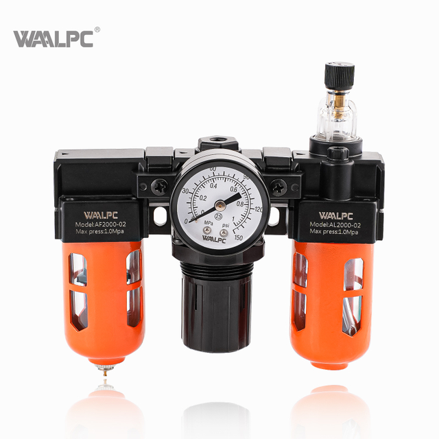 AC2000 Orange SMC1/8 '' 1/4 '' SMC Tipo SMC Compressor de filtro de ar compressor compressor de ar comprimido Pneumático Compressor de válvula de pressão FRL Compressor