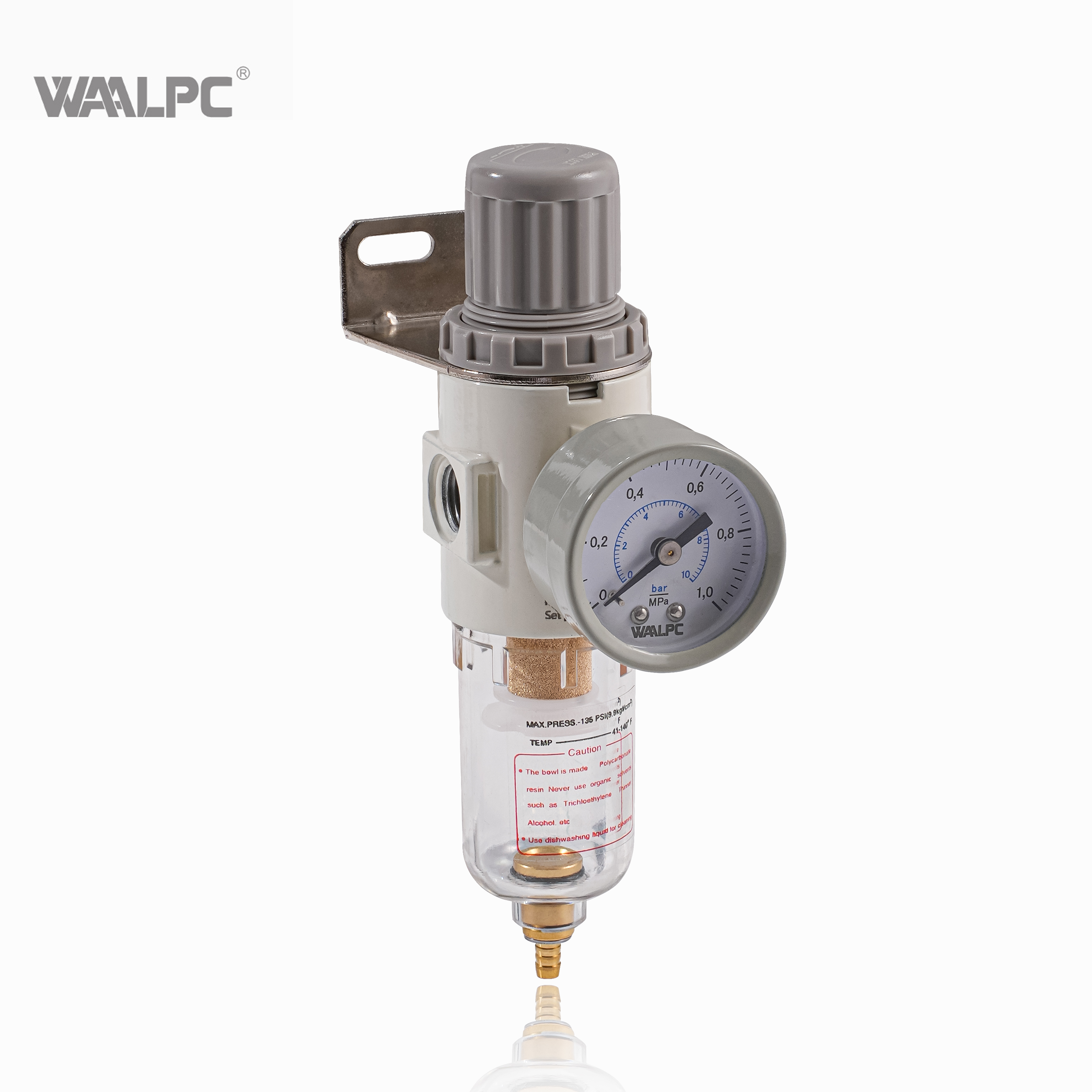 AFR2000 PT NPT G 1/8'' 1/4'' 3/8'' 1/2'' Air Source Treatment Auto Drain Pressure Gauge Air Filter Regulator for Automation Equipments