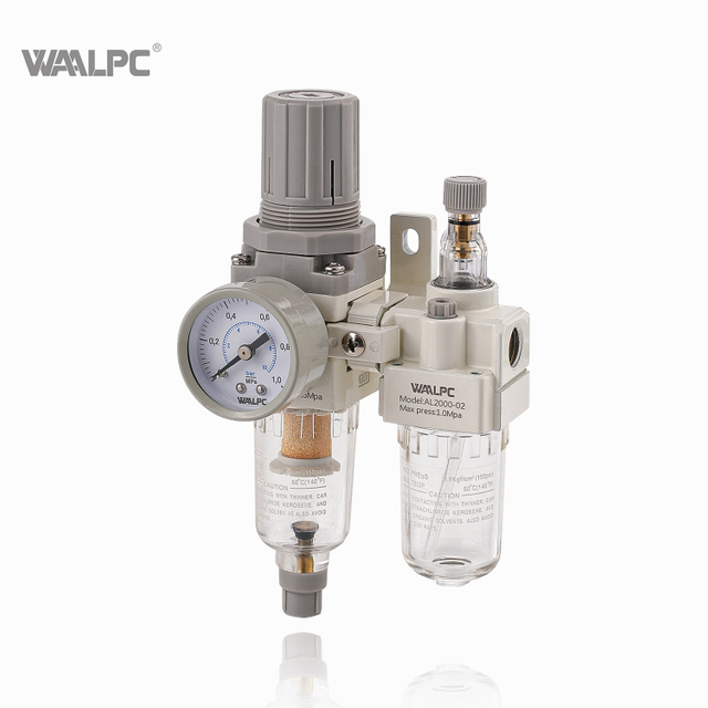 AC2010 White SMC M5 1/8 '' 1/4 '' Komprimierte Luftregler -Trap -Filter -Schmiermittelverringerung des Ventils Ölabscheider FRL zur Automatisierungsausrüstung