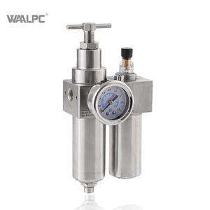 SFRL200 5um 4um 20Bar 1'' OEM 1.5'' NPT PT G Air Source Treatment 316 Stainless Steel F. R. L Combination for Anti-corrosion Environment