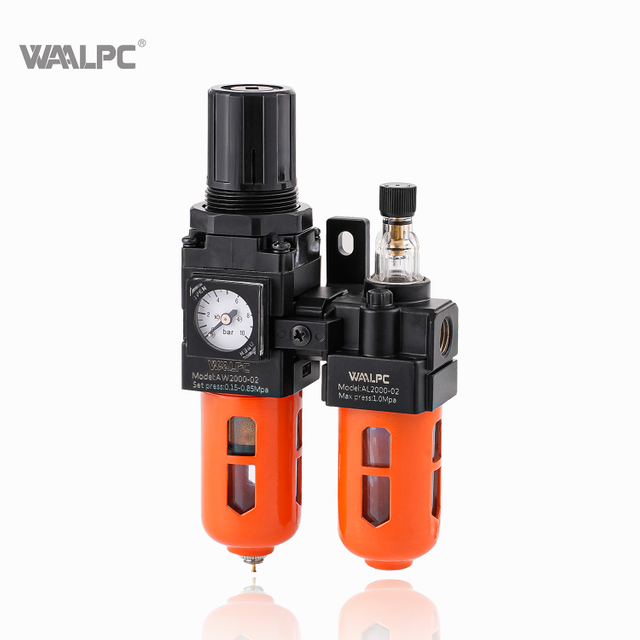 SMC Multifunction FRL PRESSIONE ARIA REDUZIONE DI RIDUZIONE DEL FILTER TRAP VALVOLE REGOLATORELUBRICATORE PER AUTOMAZIONE NAC2010 Orange SMC1/8 '' 1/4 '' 